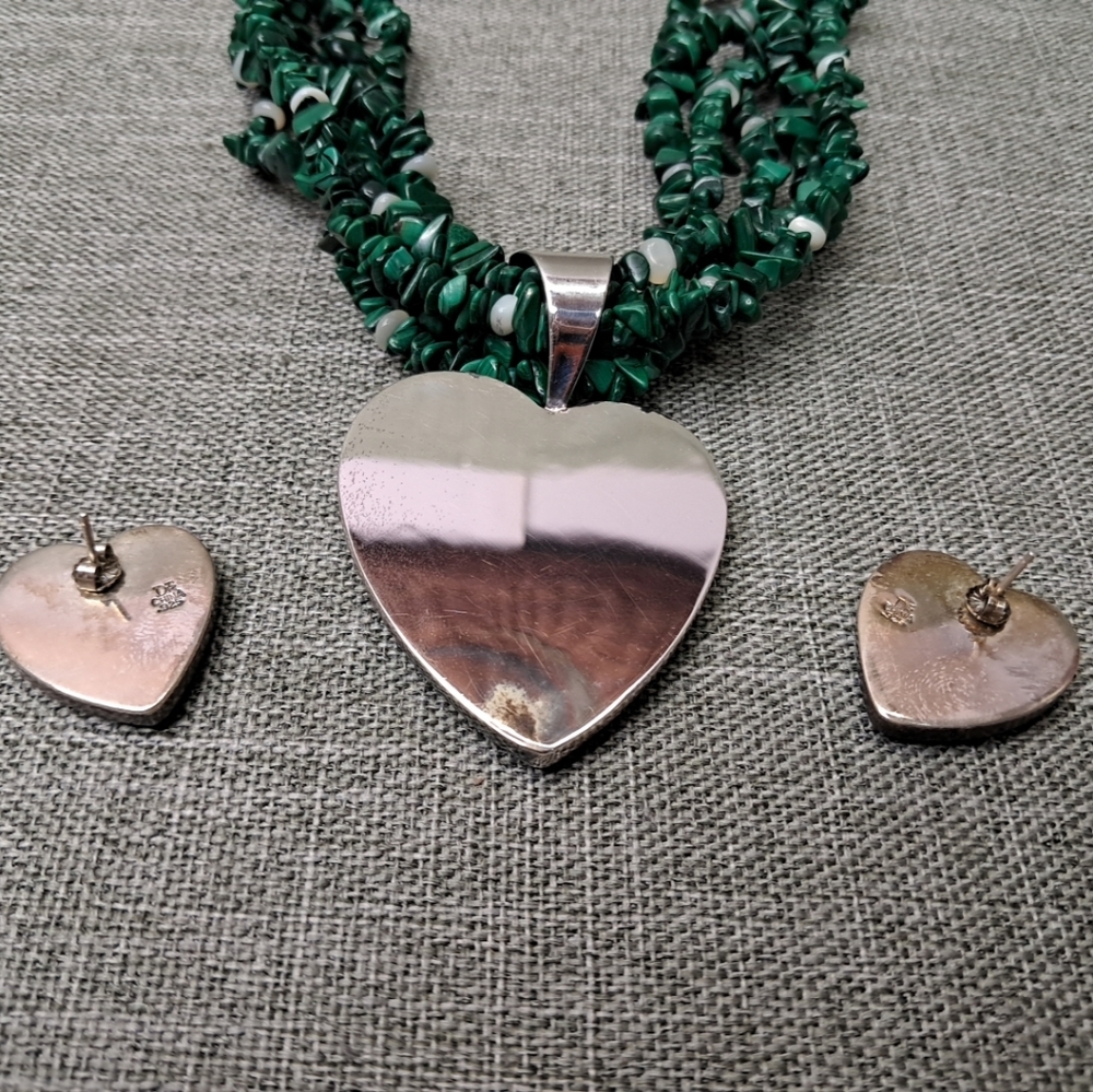 Jay King Mine Finds DTR 925 Multi Stone Statement Necklace Pendant Earrings Set - Picture 6 of 16